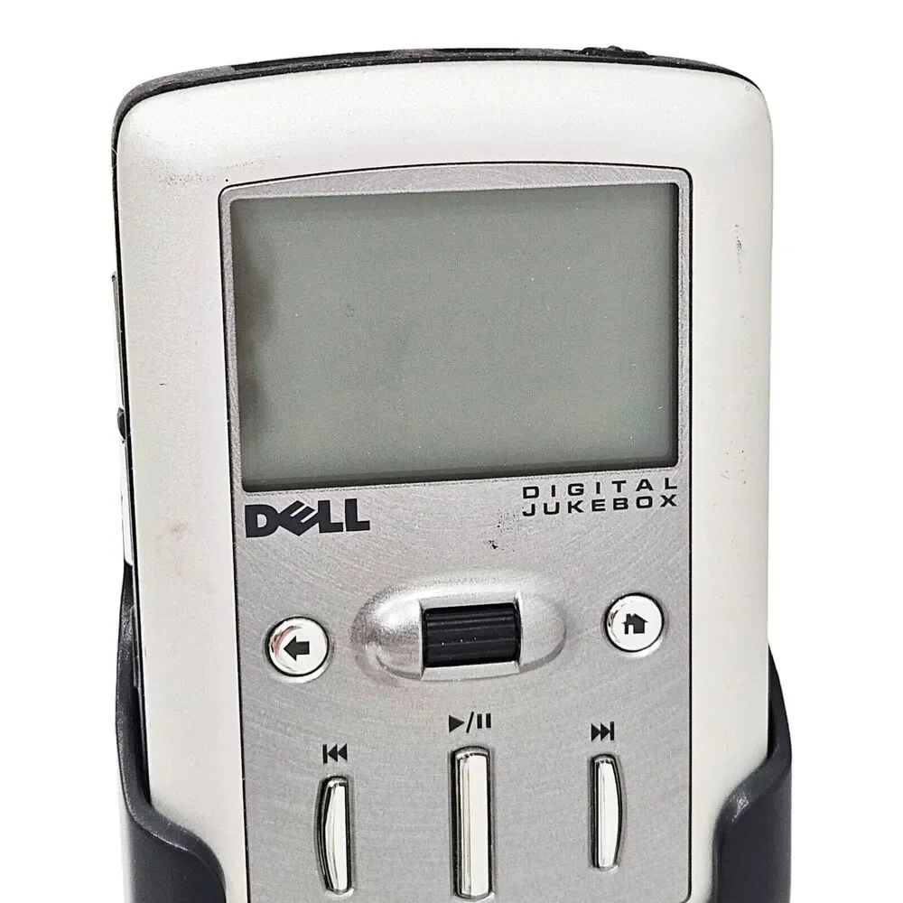 Replacement Parts - 2 Pc Lot Dell Jukebox 20GB MP3 Player + Stand - Non Working